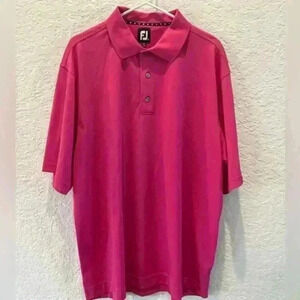FJ pink polo size XL